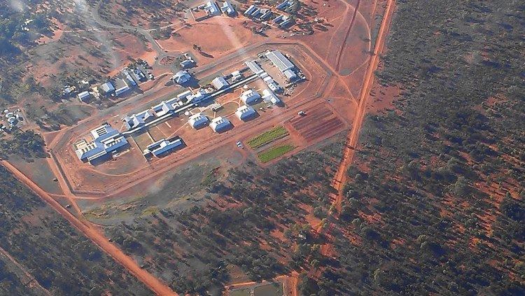 Alice Springs Correctional Centre, a medium-to-maximum security prison for males & females, located 25km from Alice Springs in Australia's Northern Territory & managed by the NT Dept of Justice (photo: Alchetron)